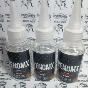VENOMX Fluid Minyak isi ulang sumbu refill 60ml kemasan repack botol kerucut