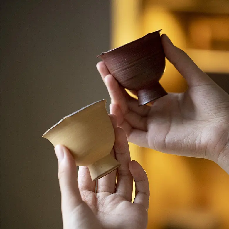 Handmde kongfu tea set tea cup,Japanese wabi-sabi style water cup,small cute cup,pottery home tea bowl,premium porcelain ware