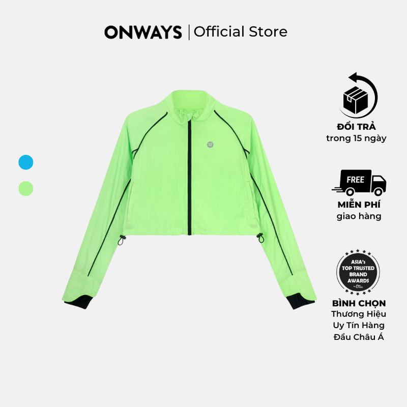 ONWAYS Áo Khoác Thể Thao Nữ Croptop Mỏng Nhẹ, Thoáng Mát, Chống Nắng VIVIAN W141651