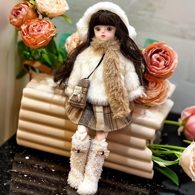 Búp bê barbie size 30cm 23 khớp linh hoạt mắt long lanh dễ thương quà tặng cho bé gái