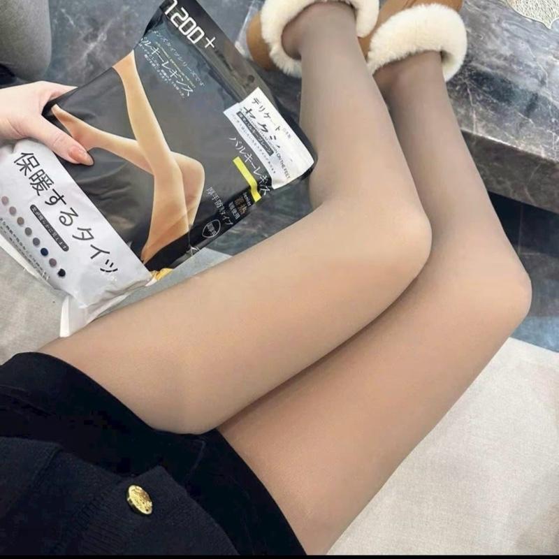  Quần Tất Nữ 3D Lót Lông Dày Dặn Siêu Ấm Siêu Hot 3D3 Mẫu Túi 1200 Ôm Sát Chân Kiểu Dáng Đơn Giản Đường May Tinh Tế Chất Liệu Mềm Mại Thích Hợp Mặc Áo Len Dài Váy Áo Dạ 