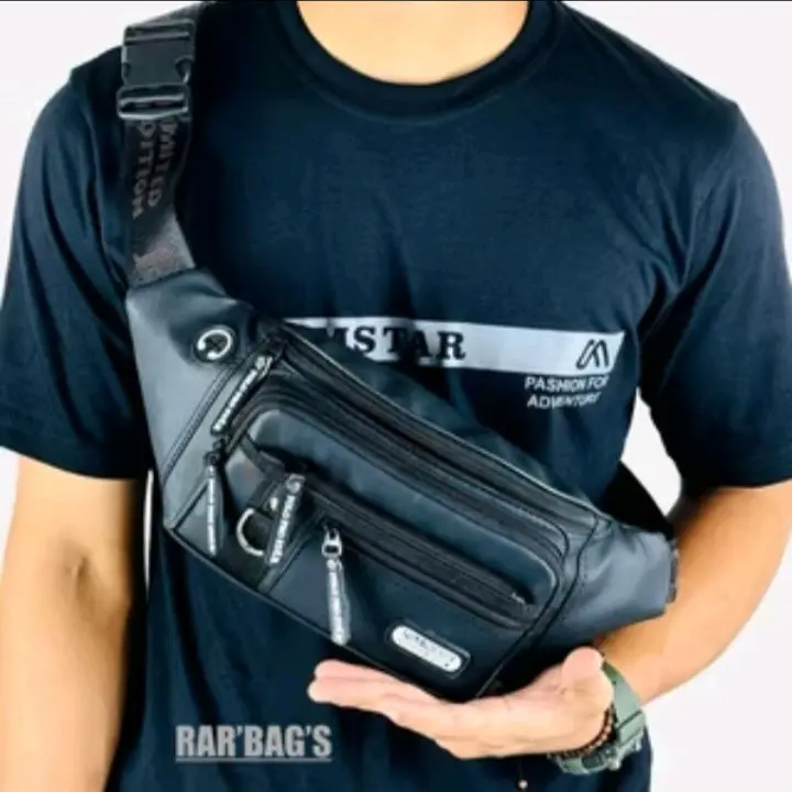 tas slempang pria wanita waist beg tas pinggang POLO PROSTAR 3