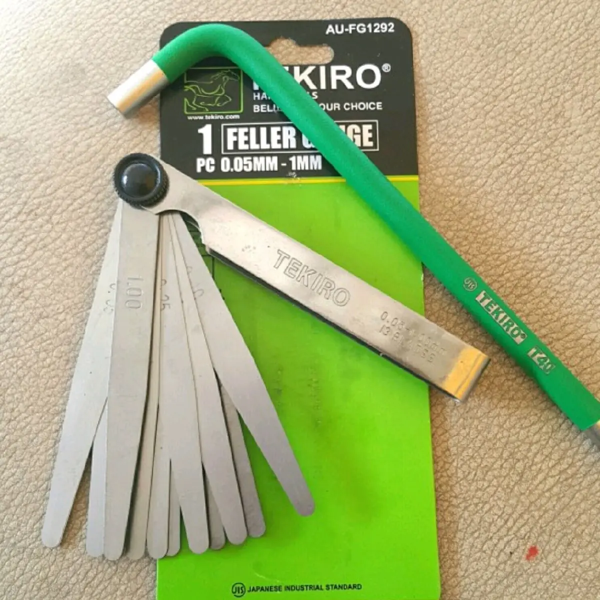 Tekiro Paket Kunci Stel Klep Set 2 Pcs / 3 Pcs / 4 Pcs ( Kunci L klep T40, feeler gauge, kunci ring 8x9mm, kunci Blok mesin 17 x 24 mm)