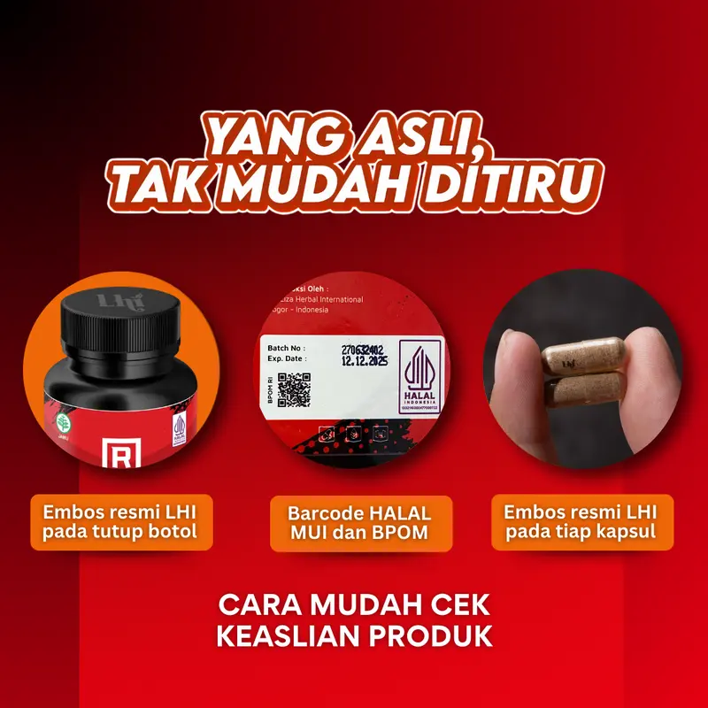 RED 500 - Suplement Herbal Untuk Kesehatan Pria Dewasa Isi 30 2