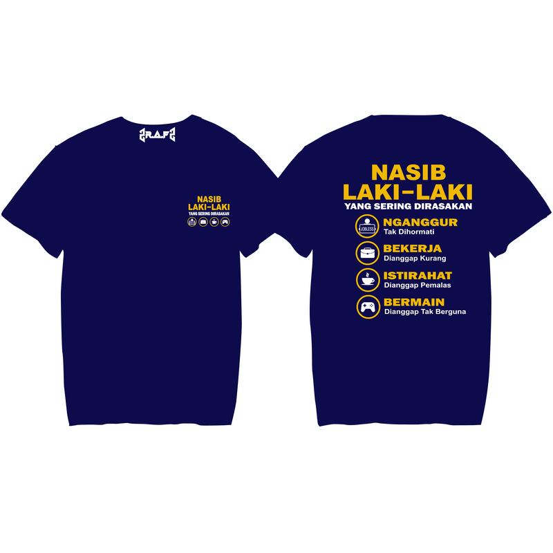 Kaos Nasib Laki Laki Combed 30s - Unisex - Distro Pria Baju Keren Tshirt Nyaman kaos Kata Kata baju pria 2