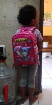 Product Review of tas anak perempuan kuromi sekolah paud sudah led karakter timbul Fashion (SATU RUANG) from W**u 0