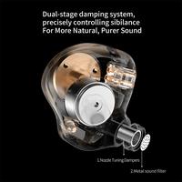 Gambar KZ EDZ Earphone In Ear Monitor with MIC EDX Series FInal Chapter - Black - 3.5 mm dari Knowledge Zenith Store Kota Administrasi Jakarta Barat 5 Tokopedia
