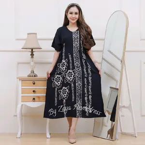 Daster Cap Termurah Terbaik Kekinian | Daster Arab | Rayon Super Grade A | Resleting Depan Busui | Lowo Cap Murah Dress Bumil