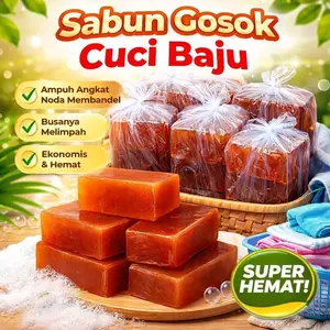 Sabun gosok cuci baju sabun jelly 1KG – Penghilang Noda Membandel | Sabun Cuci Baju Batangan Ekonomis Busa Melimpah sabun serbaguna