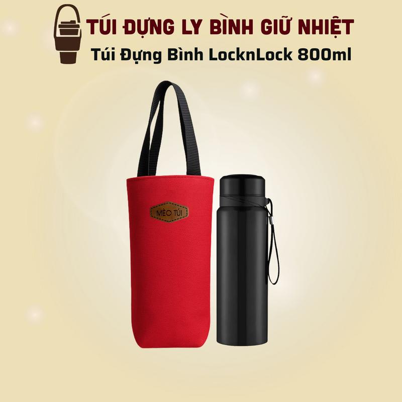 Túi Đựng Bình Giữ Nhiệt Thiết Kế Riêng Cho Bình Lock & Lock 800ml
