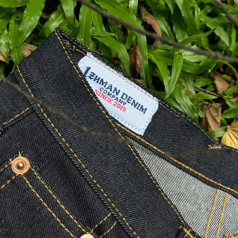 Izhmandenim - Agusta 16oz celana denim selvadge accent - Deep indigo - Free refresher 3
