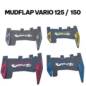 Mudflap Vario 125-150 Penahan Lumpur Karet Berkualitas untuk Vario 125 2012-2021 & Vario 150 2015-2023 Tersedia 4 Warna Hitam Merah Kuning Abu