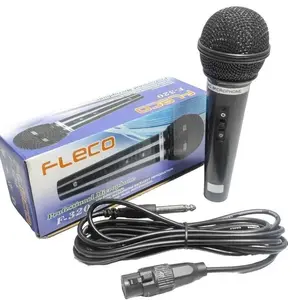 Mikrofon Fleco F-318 MIC Karaoke Kabel Fleco 320 Aktif