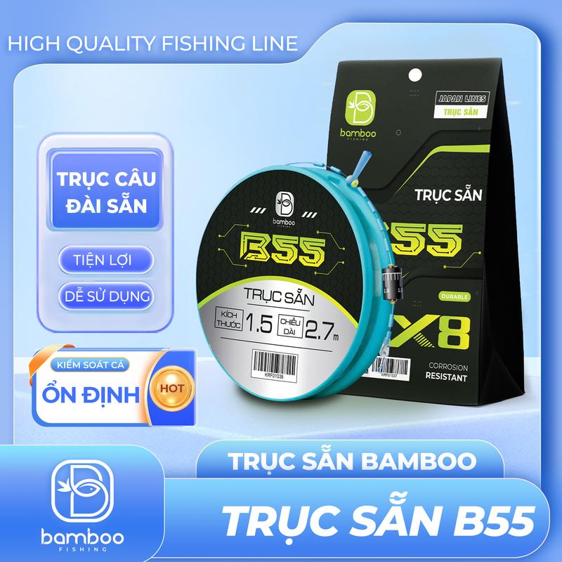 Trục săn Bamboo câu cá B55