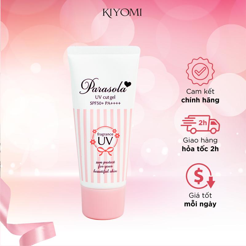 Gel chống nắng dưỡng sáng da Naris Parasola UV Cut Gel SPF50+/PA++++ 90gr 0