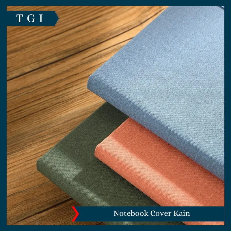 TGI - BUKU DIARY CATATAN KECIL BUKU TULIS MEMO MOTIF BERGARIS NOTEBOOK MINI POCKET SIMPLE NOTEBOOK COVER KAIN 5