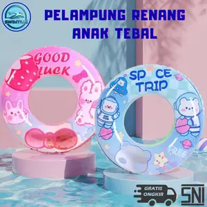 Pelampung Renang Anak Tebal SNI Bear Space & Rabbit Good Luck — GRATIS ONGKIR