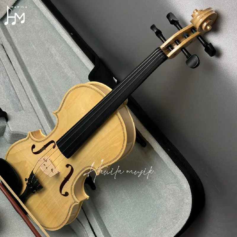 BIOLA CALEB CAL-200 A 3/4 or 4/4 Violin Caleb CAL200 B 3/4 or 4/4 CAL 200C 4/4 Lengkap Hardcase 3