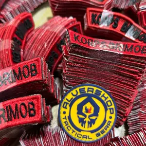 Tulisan Bordir Korps Brimob Timbul / Tidak Timbul Terbaru Tactical Alvershop_TG