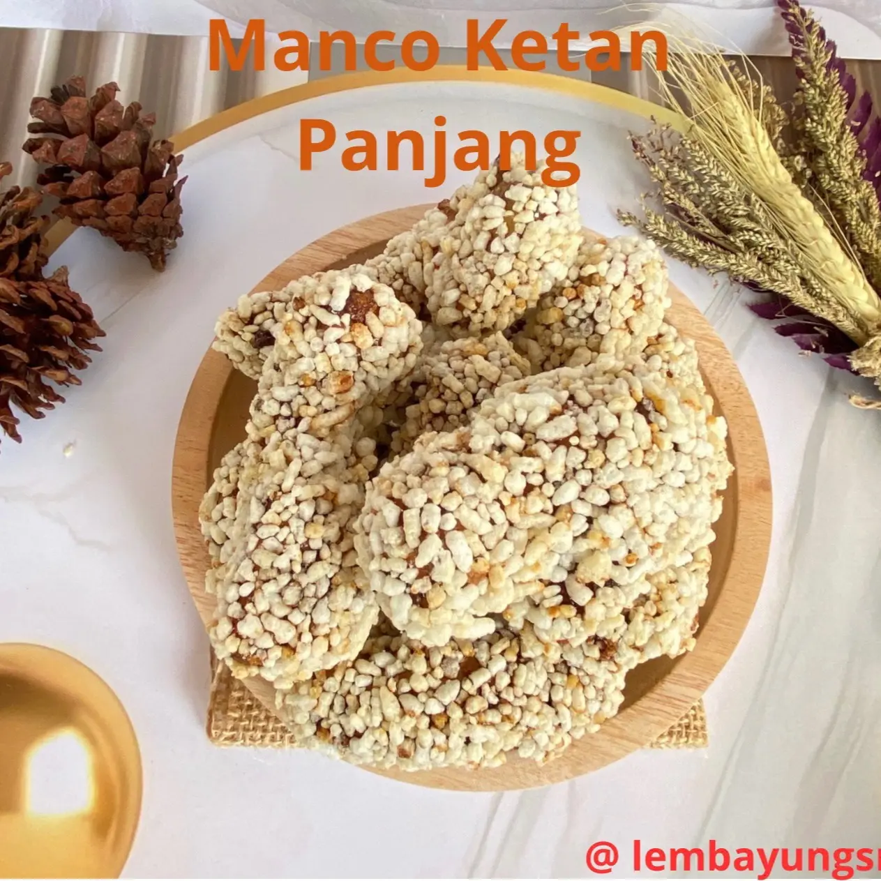 Manco ketan manis gurih lezat