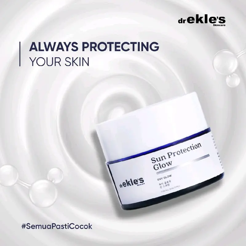 dr Ekles Sun Protection Glow, Sunscreen, Sunprotection SPF 30 Acid Wajah Facial Niacinamide Lightening Mencerahkan 4