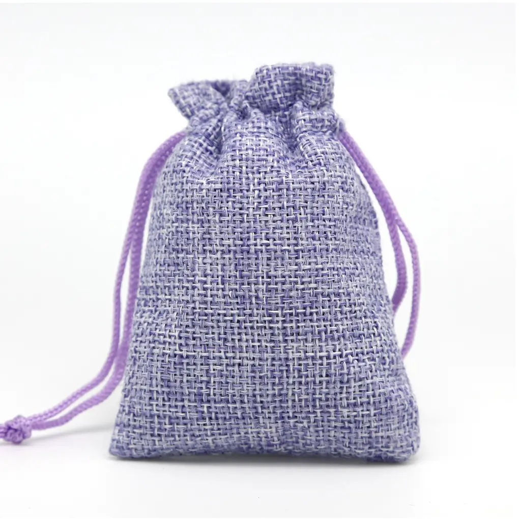 Linen Pouches Drawstrings Sack Gift Packing Bags Lightweight Storage Bag Package Pouch Double Layer Protection