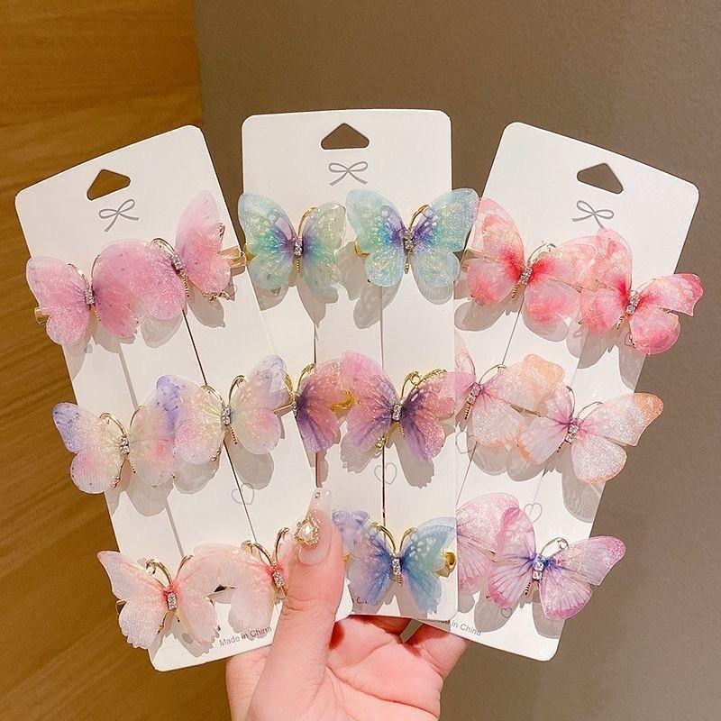 Product Introduction of TD - JEPITAN RAMBUT ANAK SET 6PCS MODEL KUPU KUPU KOREAN STYLE KAWAI/ JEPIT AKSESORIS RAMBUT ANAK BUTTERFLY 5