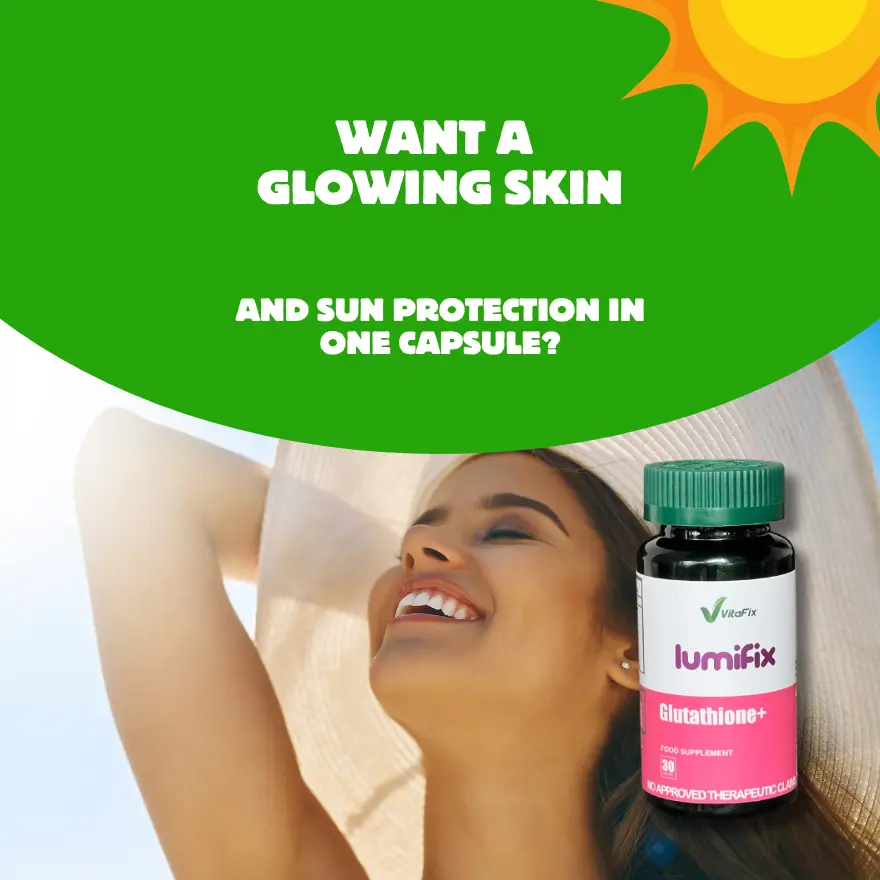 lumifix glutathione Summer is here protect your skin from within. Take LumiFix, formulated with Polypodium Leucotomos for added support against harmful UV rays. Oral Sunblock + Skin Brightening in one. Available in all # LumiFix For Skin Whitening, Moisturizing