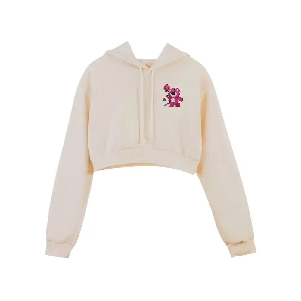 Sweater hoodie crop top anak perempuan usia 3-12 tahun motif LOTSO cute Fashion kekinian