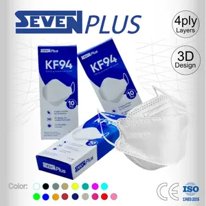 Masker KF94 Seven Plus Medis Surgical 3D 4ply Kemenkes isi 10pcs