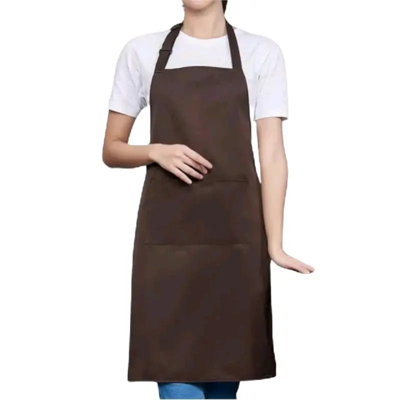Celemek Chef Dewasa Jumbo Apron Waterproof Kulit Sintetis Anti Noda
