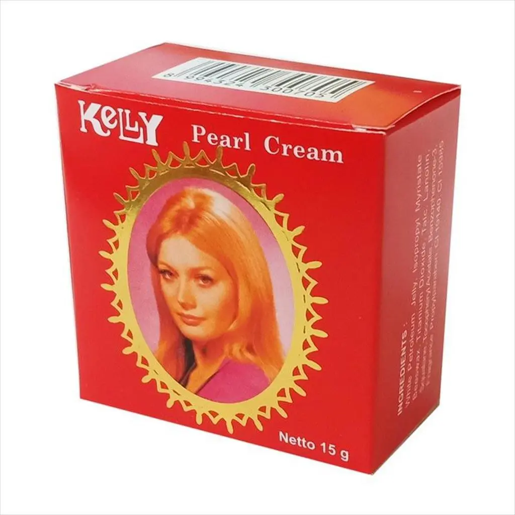 Kelly Pearl Cream 5gr / 15 gr / cream pencerah wajah alas bedak Pelembab Vitamin Mencerahkan