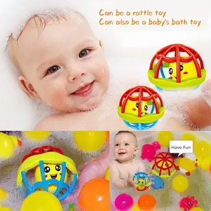 Kerincingan Bayi ball/ Mainan Kerincingan Ball Untuk Bayi / Baby Bell / Baby Teether Rattle Stick Gigitan Bayi BPA Free (BIC)