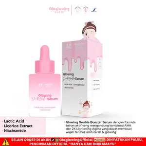 [HLIVE] GLOGLOWING Glowing Double Booster Serum 20ml - Lactic Acid, Licorice Extract, Niacinamide