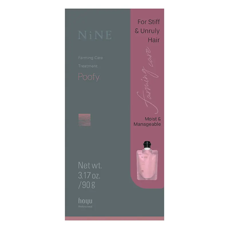NiNE Farming Care Poofy Treatment 90ml for Stiff and Unruly Hair