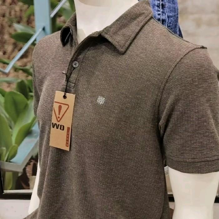 POLLO SHIRT LENGAN PENDEK SLIMFIT WARNA DARK GREY WATCHOUT JEANS 0