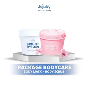 JEJUBY GLUTA RICE MILK MASK 2in1 BLEACHING & SLEEPING BODY MASK
