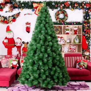 [270cm 240cm] Pohon Natal Daun Jarum Hijau Polos Christmas Tree Besar Pohon Terang Cemara Dekorasi Hiasan