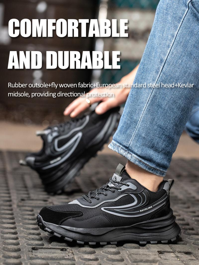 Product Introduction of Steel Toe Shoes for Men Women Comfortable Safety Shoes Lightweight Breathable Working Sneakers Indestructible Construction Work Shoes Boy Footwear 10