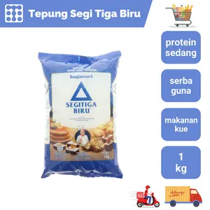 Tepung Terigu Segi Tiga Biru 1000g