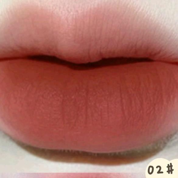 Magic Casa lipstik matte Waterproof lipglaze lipmatte lipglos velvet liptint Purpel tahan lama 4