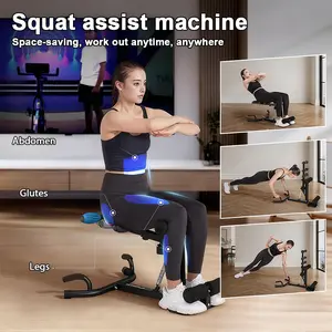 Mesin Squat Assist Machine untuk Latihan Abdomen Glutes dan Kaki Hemat Ruang Cocok untuk Latihan Apapun Dimana Saja Space-saving Work Out Anytime Anywhere