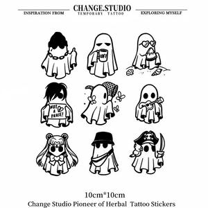 Xăm tạm thời, Hình xăm ma Nhỏ Không thấm nước, Không sợ ma sát, kéo dài trong 15 ngày, Miếng Dán hình xăm