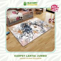 Gambar RAJA - Karpet Lantai Premium Karpet Ruang Tamu Motif Elegan Ukuran 195X220CM - XKDT-101 dari Raja Karpet Kab. Tangerang 1 Tokopedia