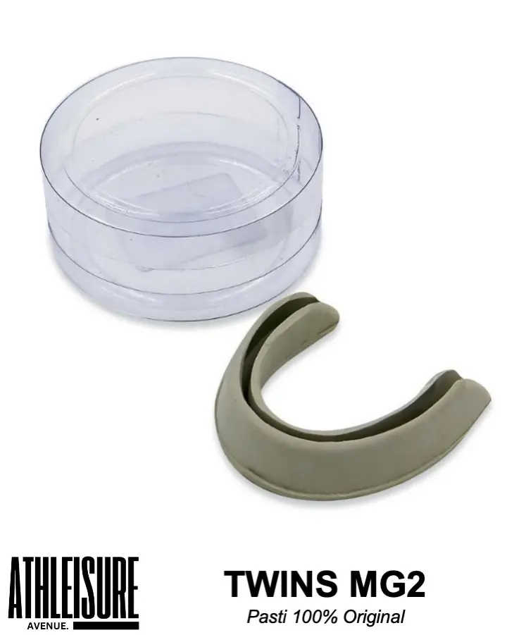 Pelindung Gigi Twins MG2 - Abu, Gumshield/Mouth Guard, Olahraga