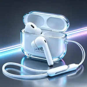 KY X55 Earphone Tidur Suara Stereo Level HiFi, Tahan Air iPX5, Mikrofon Internal, ENC Noise Reduction Layar Digital Cerdas Kontrol Sentuh untuk iPhone dan Android