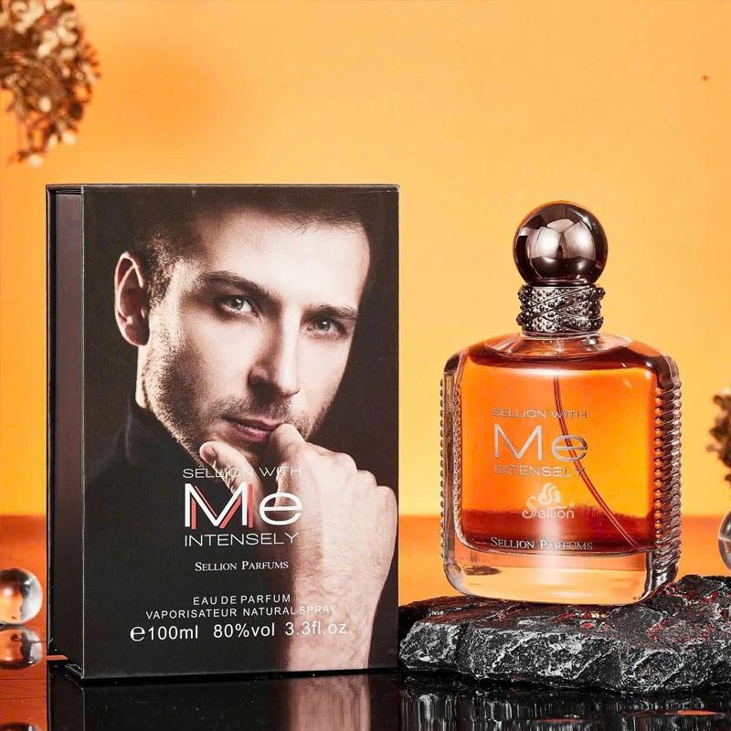 Sellion - Xịt Thơm Nam -perfume- Note Gỗ Fougere Lâu Trôi-nước hoa - Vani Sáp Cây Quả - Bộ Quà Tặng, Hoàn Hảo Cho Ngày Và Thể Thao - Quà Tặng Lý Tưởng - 100ml