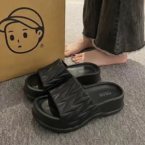 Sandal wanita sport outdoor tebal tidak selip anti aus senyap anti bau untuk dalam & luar ruangan