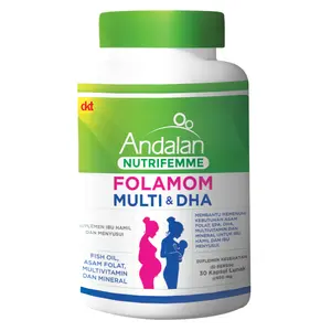Andalan Nutrifemme Folamom Multi + DHA Suplemen Ibu Hamil - 30 Kapsul