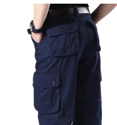 Product Introduction of [READY STOCK] Men Plus Size Cargo Long Pants Trousers Pockets Size L - 5XL 6